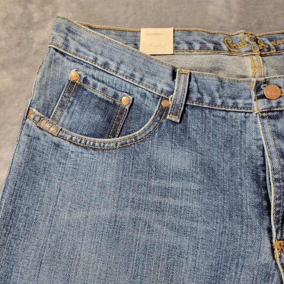 Cruel Girl Womens Natalie Relaxed Fit Jeans 13/31 Blue NWT Western Classic Denim - Picture 3 of 11